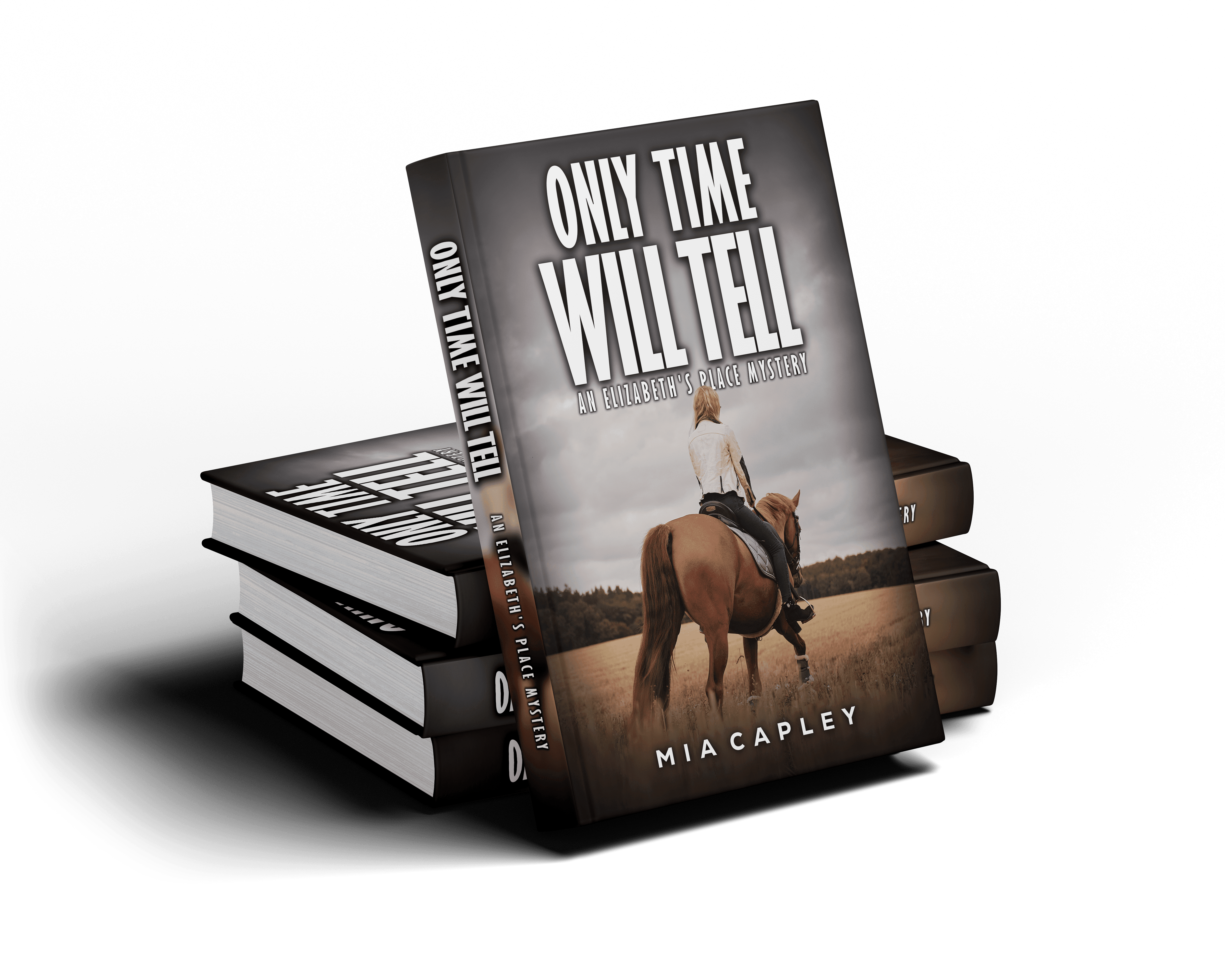 Cover of 'Only Time Will Tell' by McKenzie McCoy - A captivating book cover with bold typography and a mysterious background image.